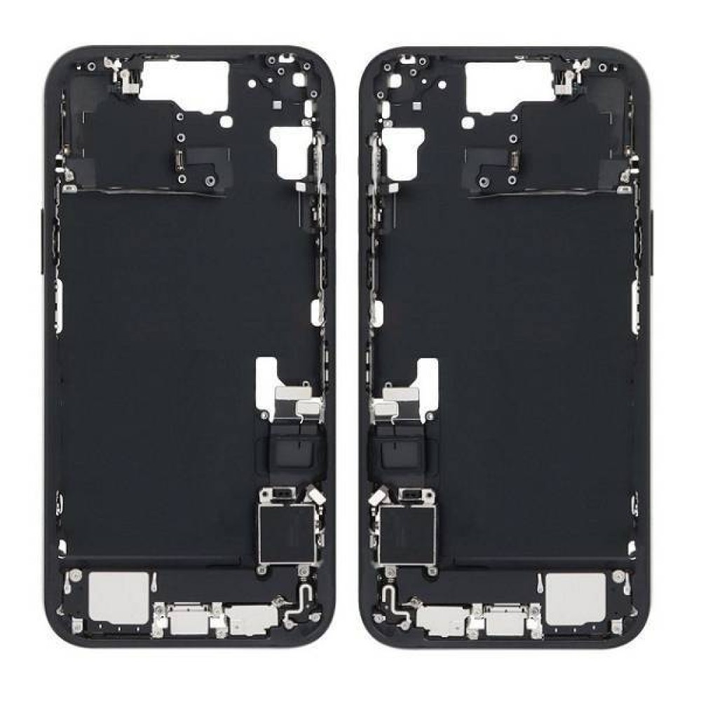 L*y様 Apple iPhone 15 plus 本体 ブラック 基盤破壊品 Front Frame Middle Chassis For Apple iPhone 15 Plus Black | ORIGINAL